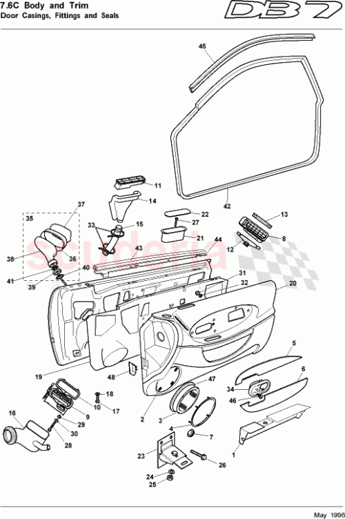 Part Diagram for Aston Martin 83-111338-AAW