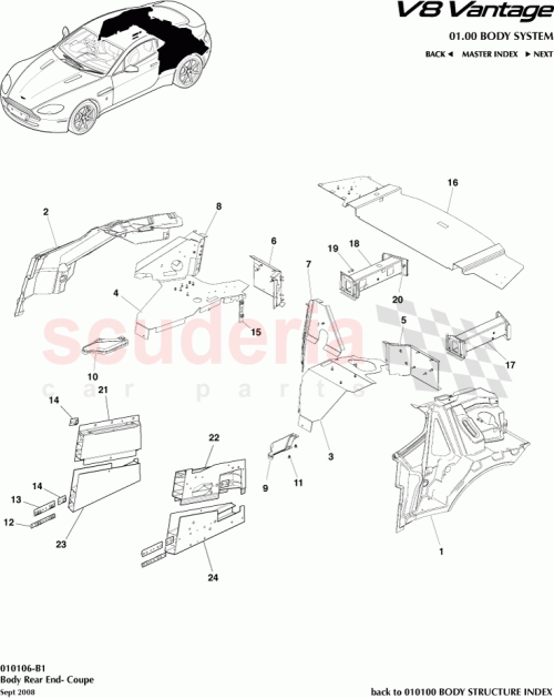 Part Diagram for Aston Martin AG33-10456-AA