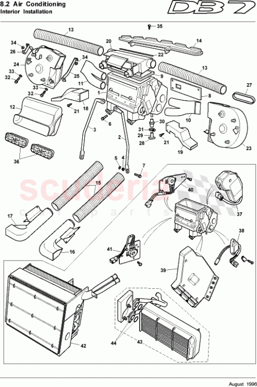 Part Diagram for Aston Martin 37-123985-AA