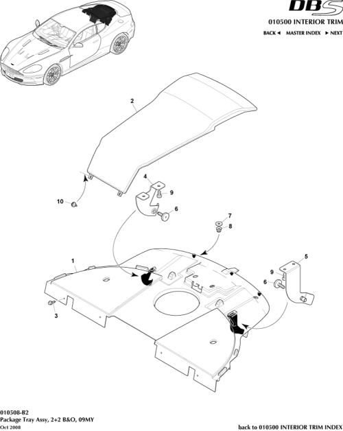 Part Diagram for Aston Martin SY83-120609-CB