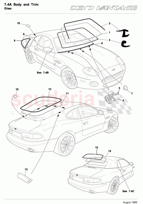 Part Diagram for Aston Martin 76-140062-AA