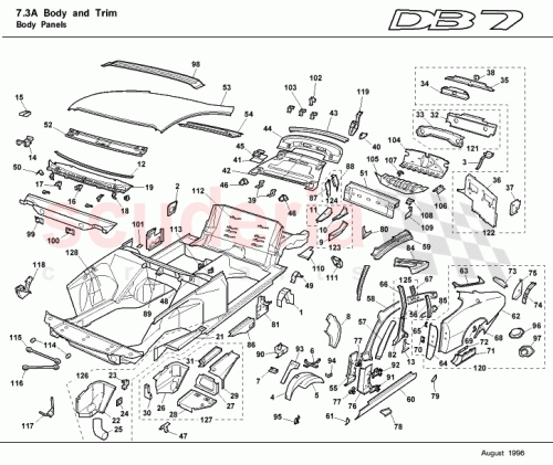 Part Diagram for Aston Martin 22-82949