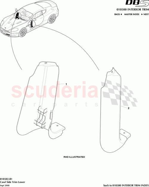 Part Diagram for Aston Martin 8D33-02348-BAW