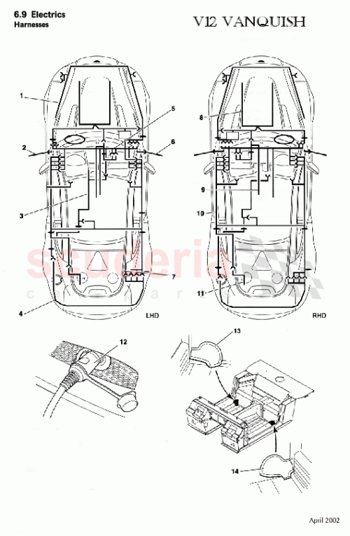 Part Diagram for Aston Martin 1R12-370508-AE