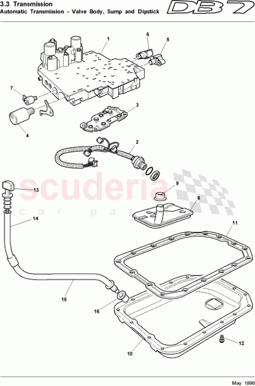 Part Diagram for Aston Martin 42-84724