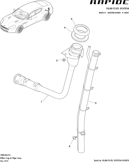 Part Diagram for Aston Martin AD43-9034-AC