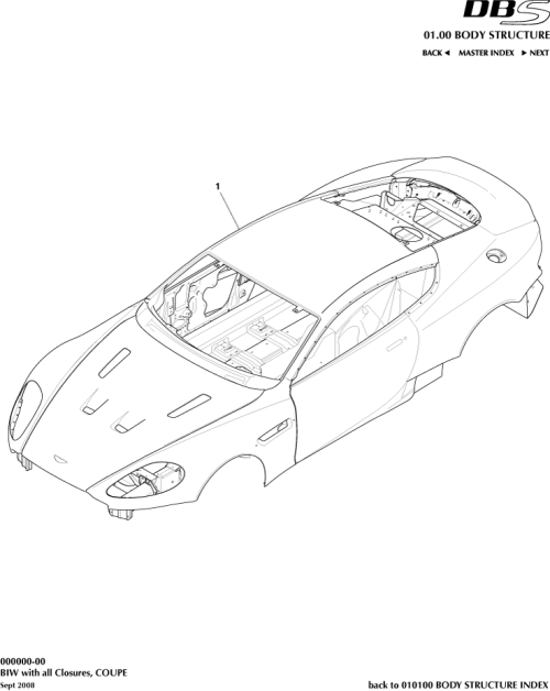 Part Diagram for Aston Martin SY9Y-66832-AB