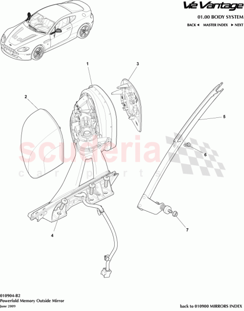 Part Diagram for Aston Martin AG33-17683-BG