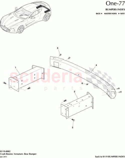 Part Diagram for Aston Martin 12023-06-1256-AH