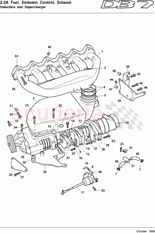 Part Diagram for Aston Martin 703201