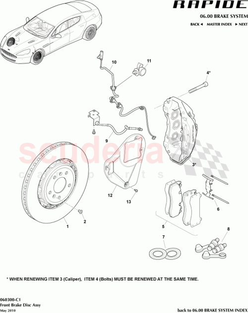 Part Diagram for Aston Martin AD43-2078-BD