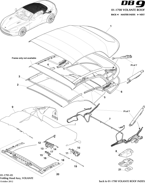 Part Diagram for Aston Martin 9G43-70351-HA