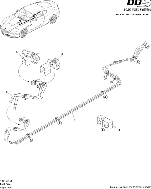 Part Diagram for Aston Martin SY9Y-10130-AA