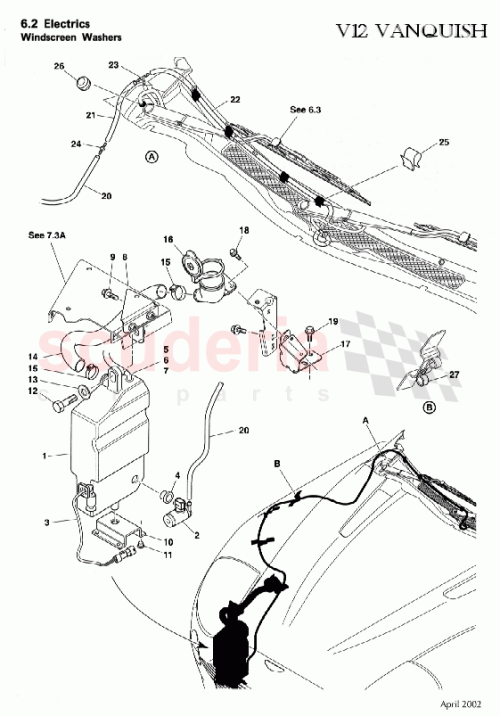 Part Diagram for Aston Martin 699717