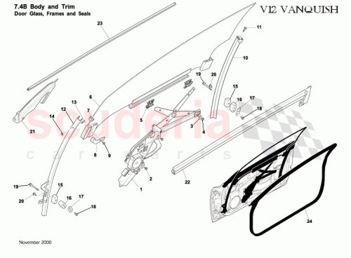 Part Diagram for Aston Martin 699697