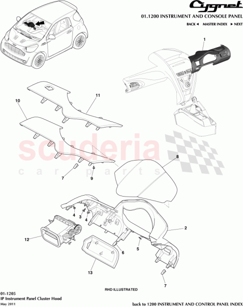 Part Diagram for Aston Martin 90467-10203