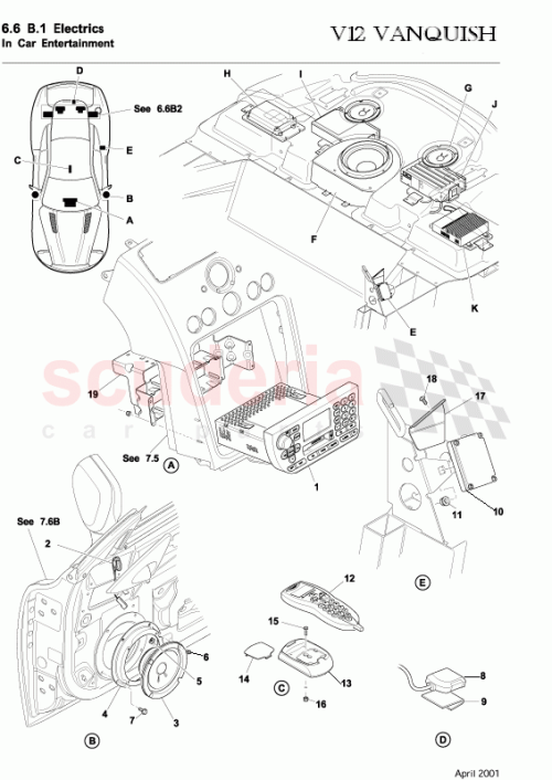 Part Diagram for Aston Martin 1R12-374219-AA