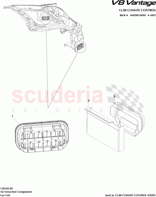 Part Diagram for Aston Martin 4G43-89-10022