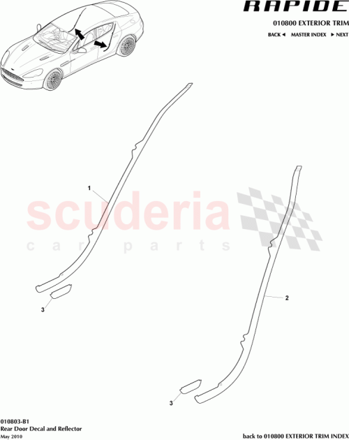 Part Diagram for Aston Martin AD43-112358-AA