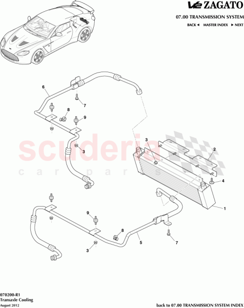 Part Diagram for Aston Martin AD23-17759-AA