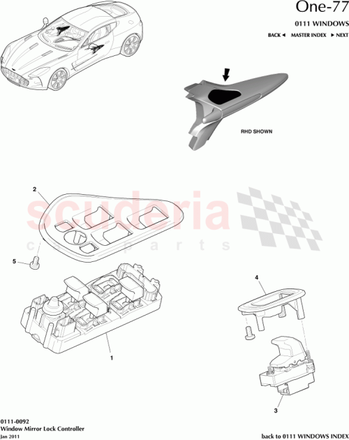 Part Diagram for Aston Martin 12023-14-6483-LE