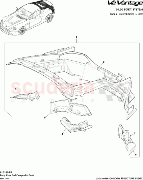 Part Diagram for Aston Martin 8G33-C45108-AB
