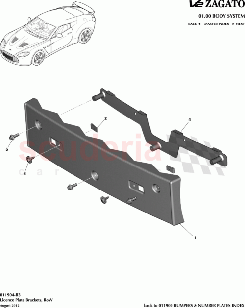 Part Diagram for Aston Martin CY83-04082-AA