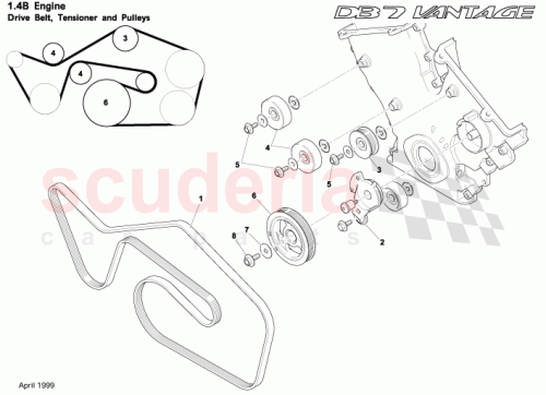 Part Diagram for Aston Martin 1R12-05-10488
