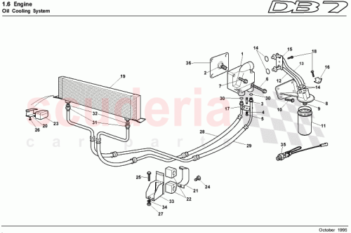 Part Diagram for Aston Martin 44-83493