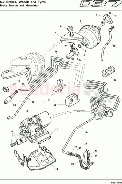 Part Diagram for Aston Martin 33-83930