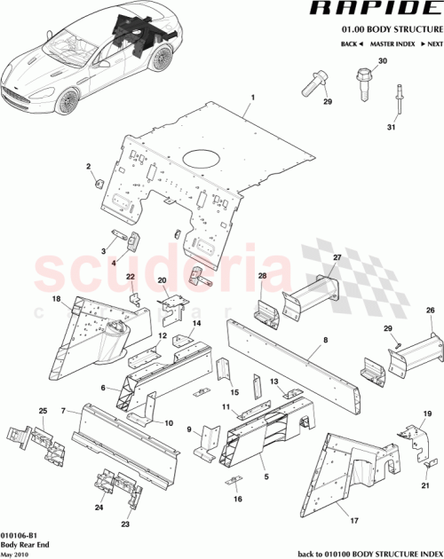 Part Diagram for Aston Martin AD43-F10456-AC