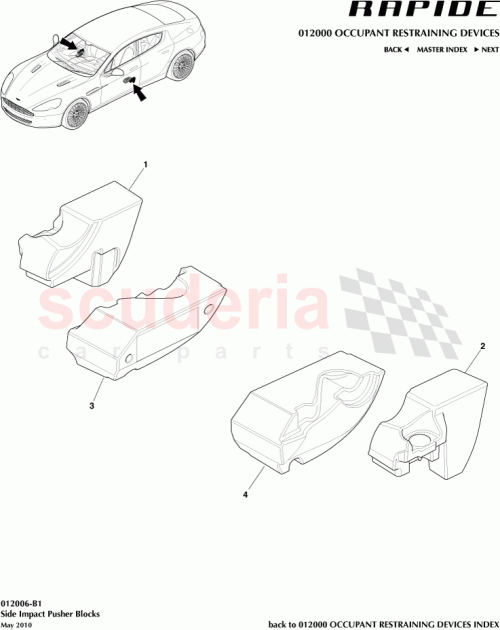 Part Diagram for Aston Martin AD43237B61BA