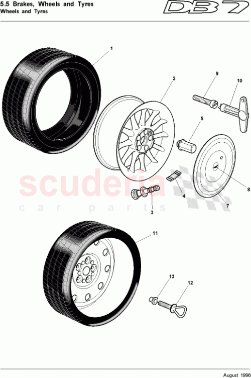 Part Diagram for Aston Martin 36-86560