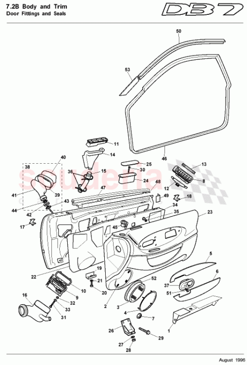 Part Diagram for Aston Martin 697613