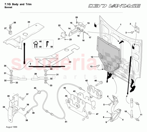 Part Diagram for Aston Martin 697258