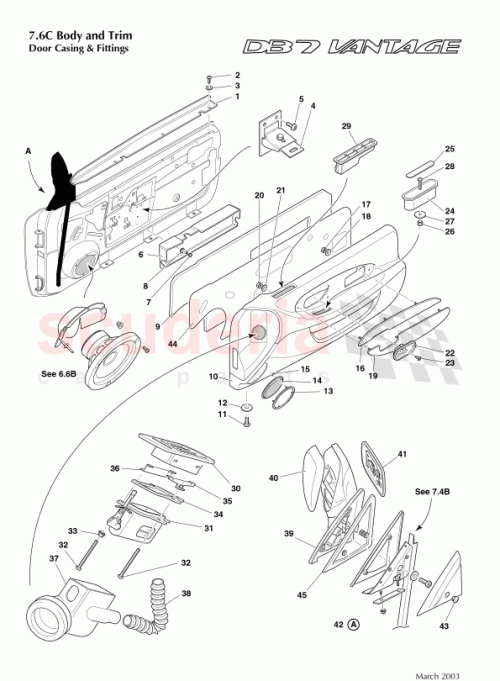 Part Diagram for Aston Martin 37-85543