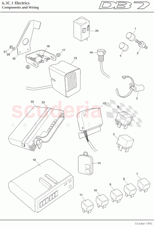 Part Diagram for Aston Martin 37-83106