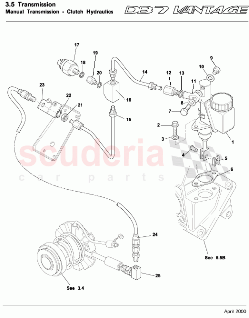 Part Diagram for Aston Martin 33-80485