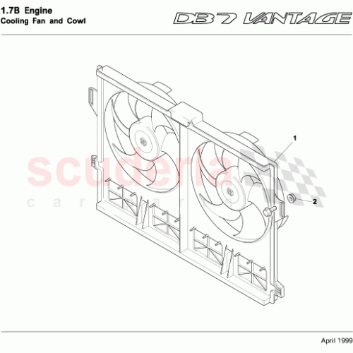 Part Diagram for Aston Martin 32-125181-AA