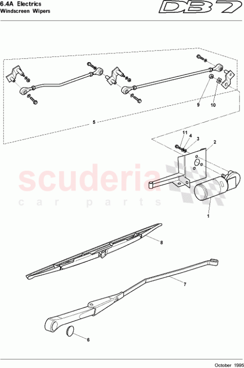 Part Diagram for Aston Martin 37-85662