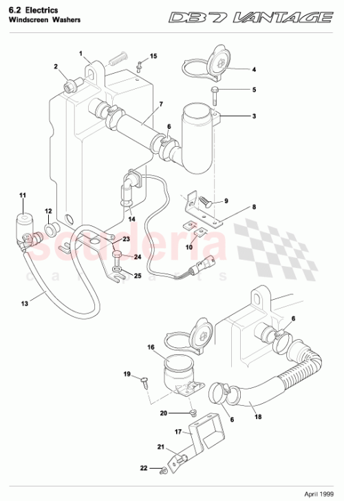 Part Diagram for Aston Martin 690358