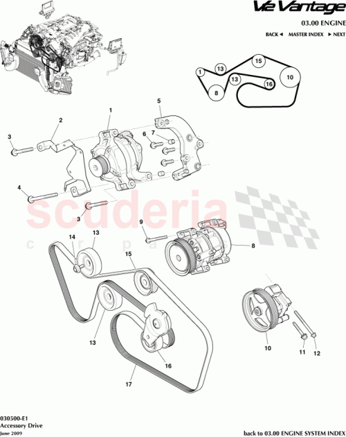 Part Diagram for Aston Martin AD23-14W163-AA
