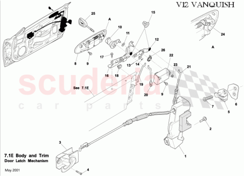 Part Diagram for Aston Martin 1R12-834616-AA