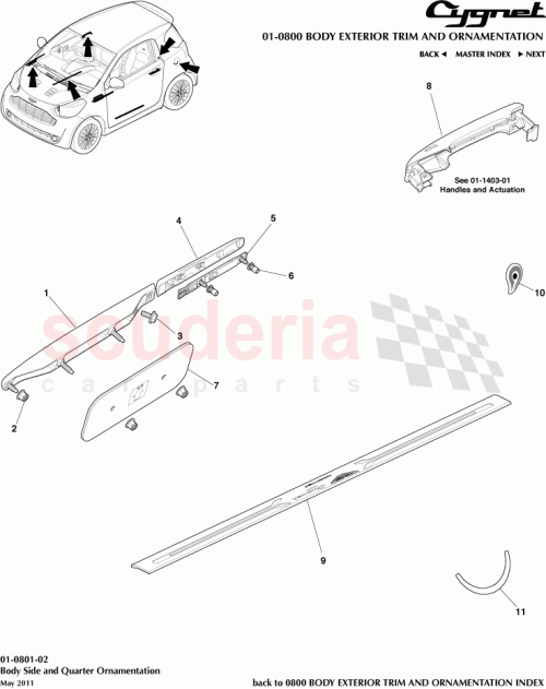 Part Diagram for Aston Martin AY2Y-280B63-AB