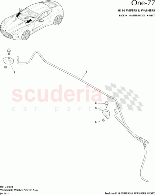 Part Diagram for Aston Martin 12023-03-7704-AA