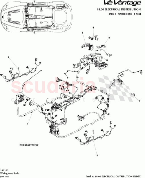 Part Diagram for Aston Martin 9G33-9137-EB