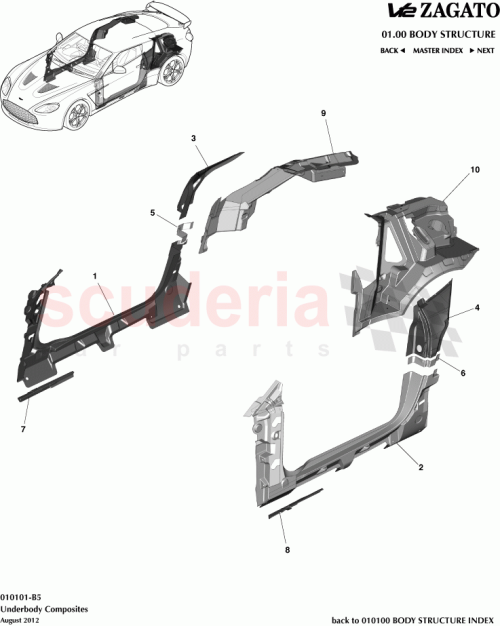 Part Diagram for Aston Martin CY83-247C36-AA