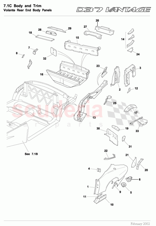 Part Diagram for Aston Martin 60140647AA