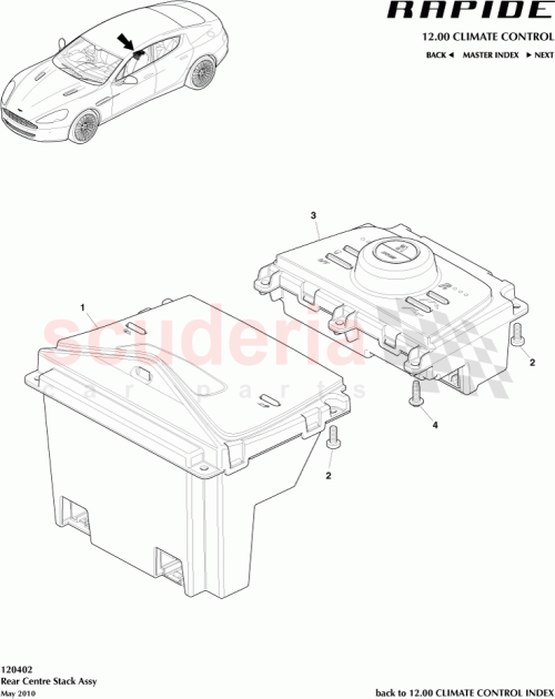 Part Diagram for Aston Martin AD43-14A710-BD