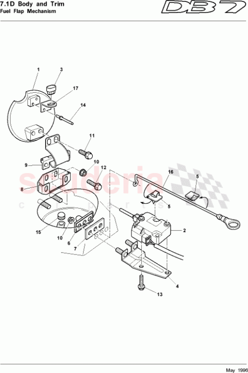 Part Diagram for Aston Martin 68-84088